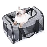 Pet Carrier Mochila, Saco Transportadora para Cães Pequenos Gatos, Design Ventilated Bolsa de Transportadora de Cão Respirável para Caminhadas Viagem (Style 2)