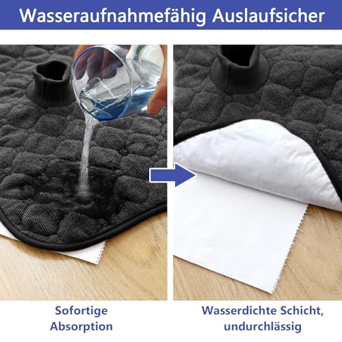 2er-Pack Universal Kindersitz Protektor Pad für Töpfchen Training, Wasserdichte Schutzunterlage, Kindersitz Protektor mit Trockensitz, Windel Lecks für Toilettentraining, Fit Alle Größen Autositze