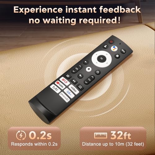 Voice Replacement Remote Control for Hisense Smart Google TV - 4
