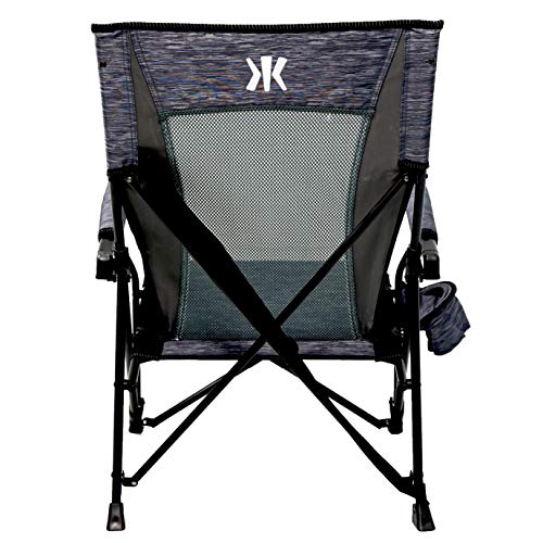 Kijaro Low Profile Hard Arm Camping Chair, One Size, Hallett Peak Gray #TOP5