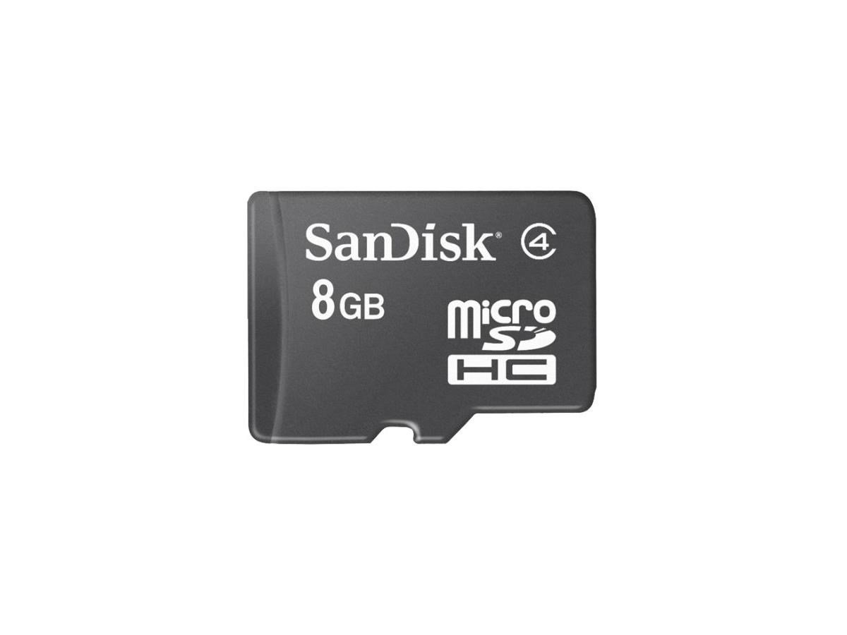 SanDisk® microSDHCTM 8GB Memory Card