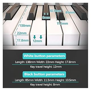 TSTS Piano électrique Pliable Piano Électronique De Piano Portable Portable De Piano Numérique De Piano Pliano 88… - Les Beatles, Paul McCartney, John Lennon, RIngo Starr, George Harrison TSTS Piano électrique Pliable Piano Électronique De Piano Portable Portable De Piano Numérique De Piano Pliano 88… – Image 7