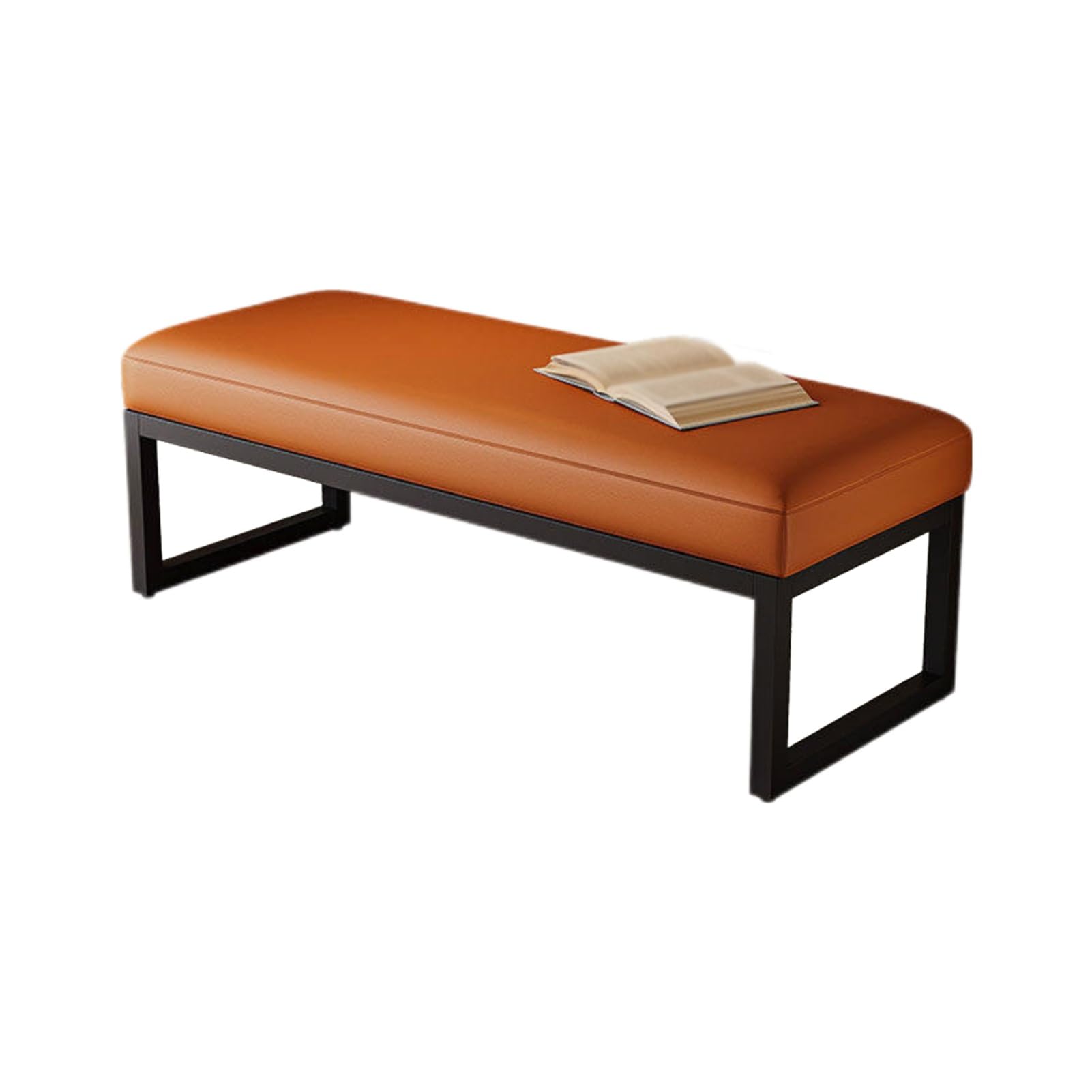 Pouf de rangement capitonné pour cacher le désordre du salon avec style