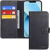 JOYSIDEA iPhone 13 Mini Phone Case, Luxury Leather iPhone 13 Mini Wallet Case, Magnetic Phone Wallet