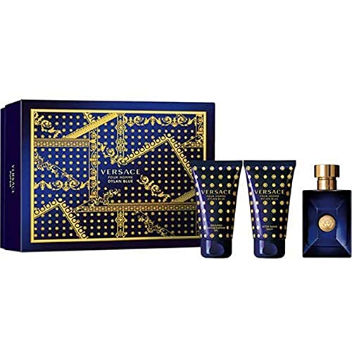 Versace Pour Homme coffret Dylan Blue Eau de Toilette 50 ml+ After Shave Balm 50ml+ Shower Gel 50ml