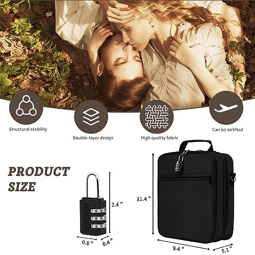 Locking Storage Box Lightweight Toy Organizer Zipper Ditty Bag Travel Pouch by LOTCAIN - Used condition - Image 7