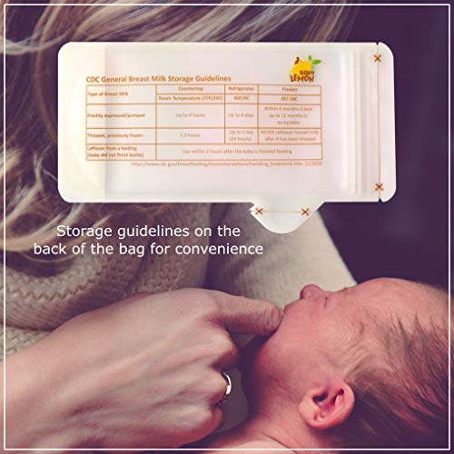 Baby Lemon Breast Milk Storage Bags With Spout thumb #8