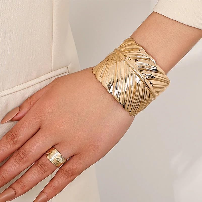 Image of Shining Diva Fashion Gold Plated Stylish Kada Bangle Cuff Bracelet for Women & Girls