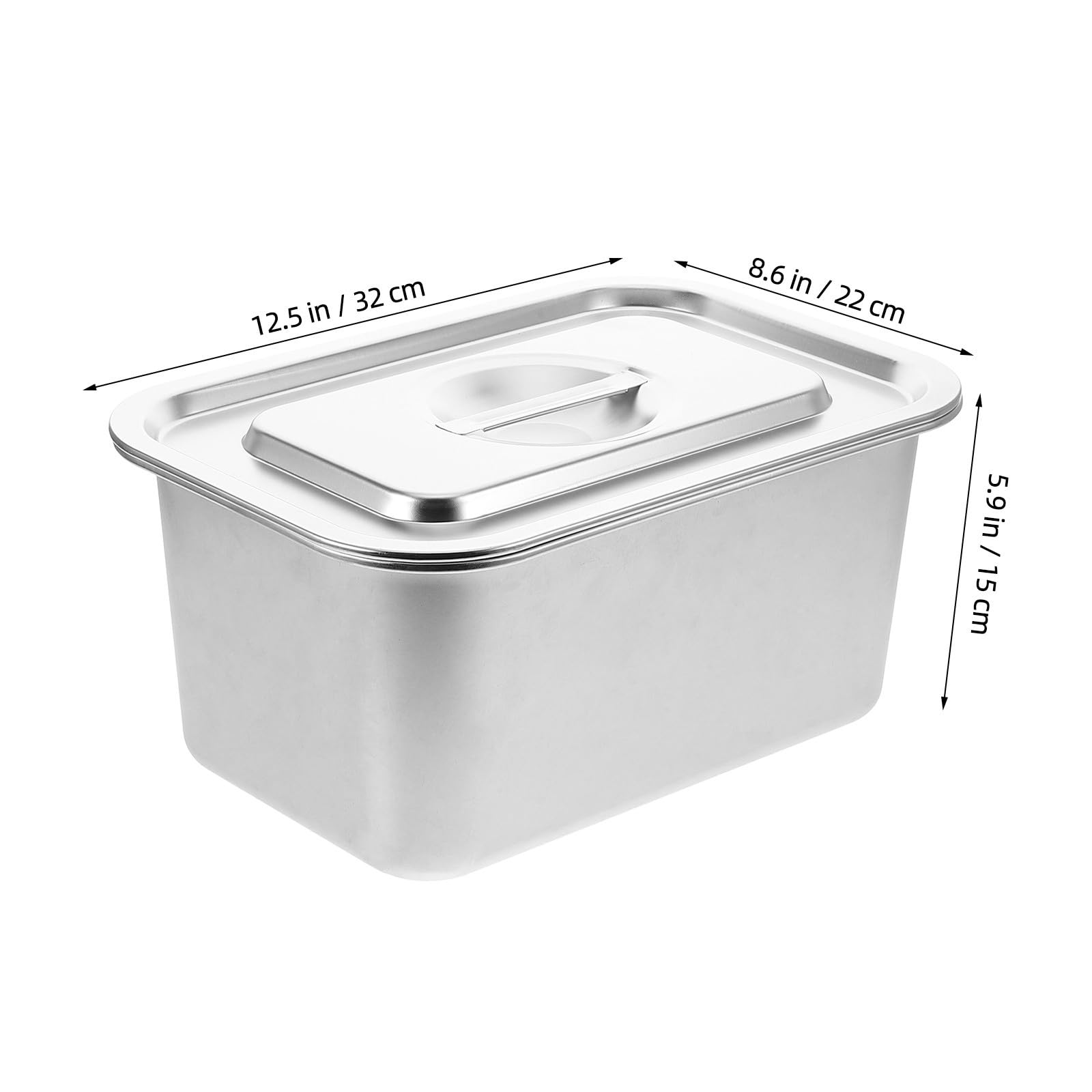 Bac à Compost Séparation des Déchets en Acier Inoxydable Cuisine la Cuisine avec Couvercle, Petite Poubelle et Prévention des Odeurs