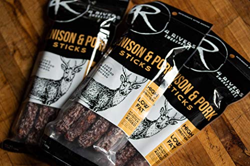 Venison and Pork Sticks – 4 Rivers High Protein – 3 Pack - Thumbnail 4