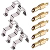 10/20pcs Small Animals Nipple Drinker Automatic Brass Chinchilla Hamster Rodent Mouse Reptile Drinking Waterer Spring Feeders