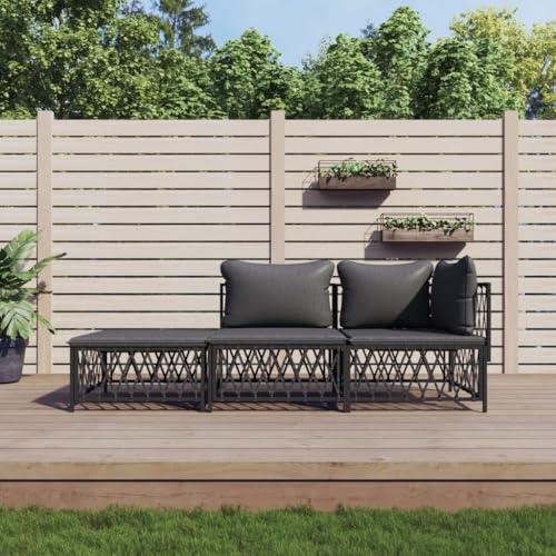 Salon d'extérieur confortable pour aménager un petit espace de jardin ou balcon