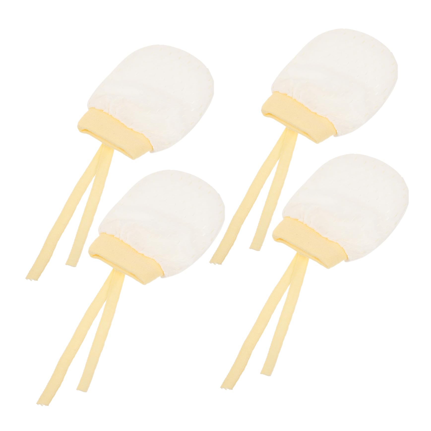 LIFKOME 2Pairs Breathable Ice Mittens Non Scratch Gloves for Months Comfortable and Protective Handwear for Newborn Boys Machine Washable Lightweight Design