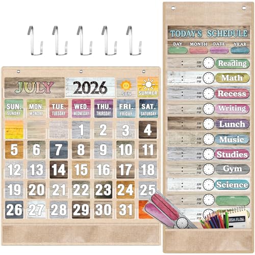 Calendrier de salle de classe Cholemy et matériel de planification pédagogique mural