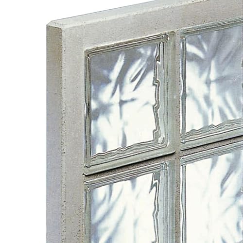 Miniatura 5 de Bloque De Vidrio Ondulado Transparente Dimensión 190x190x80 Mm Unidad De Venta: Caja De 5 Piezas Producción Descarbonizada