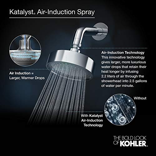 KOHLER Artifacts Shower Head with Handheld Combo High Pressure, One