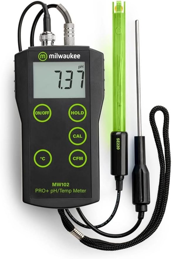 Milwaukee MW102 Digital pH/Temperature Meter w/ATC