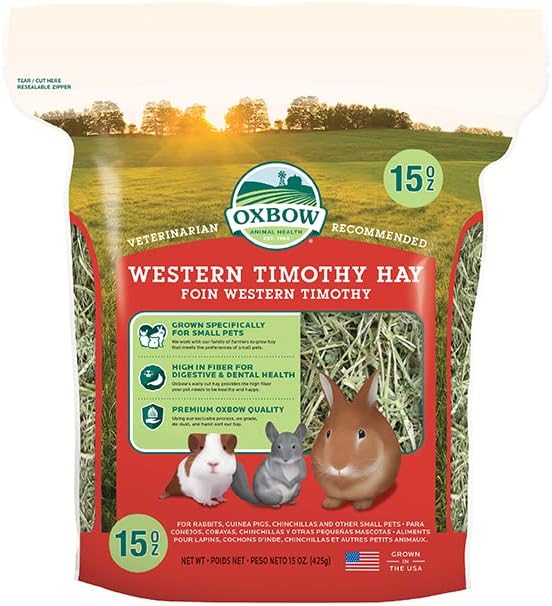 Oxbow Western Timothy Hay 425g, clear