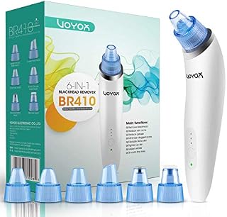 VOYOR Blackhead Remover Vacuum Suction Facial Pore Cleaner Electric Acne Comedone Extractor Kit