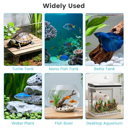 Calentador de acuario sumergible hygger 300W para peceras pequeñas de salón 8