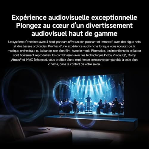 XIAOMI TV S Mini 65 2025, QLED, 65 inch, Mini LED, Dolby Vision, Dolby Atmos144Hz, 1200 nits