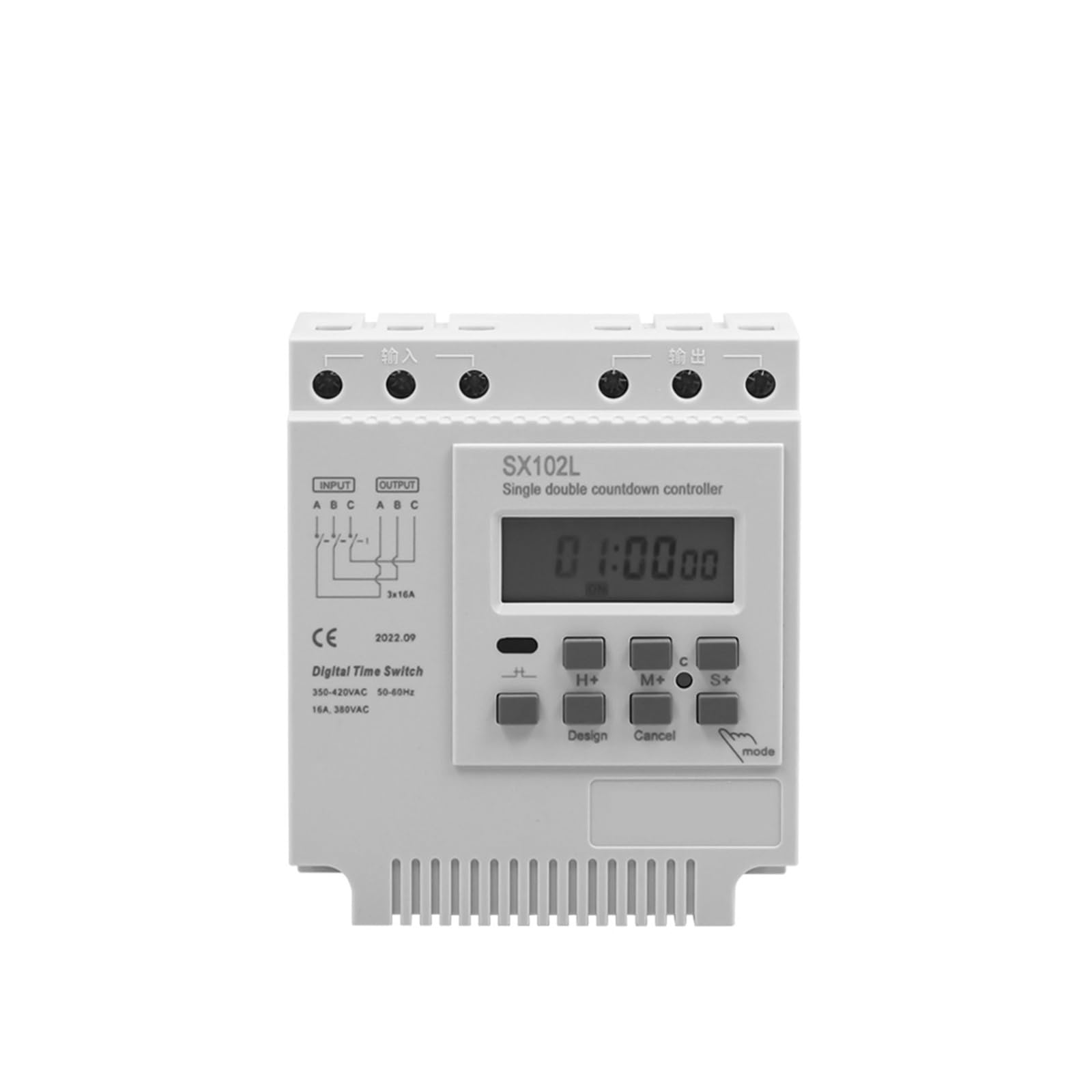 RWRAPS microcomputer Interruttore Timer Conto alla rovescia Timer Digitale programmabile Interruttore 1 Secondo - 99H 59M 59S programmi settimanali Timer elettronico SX102L