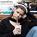 COWIN E7 Active Noise Cancelling Bluetooth Headphones with Microphone Wireless Headphones Over Ear, 30H Playtime for Travel Work TV Computer Cellphone - White