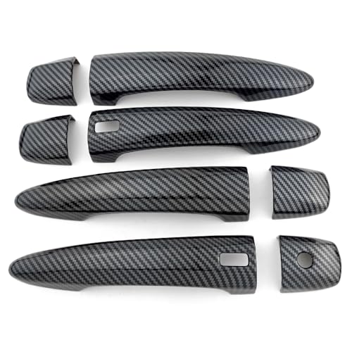 Dakitita Carbon Fiber Color Exterior Door Handle Cover Trim for Nissan Altima Sentra 2020-2025 X-Trail T33 Rogue 2021-2024 Qashqai Accessories Decor (with Smart Key Holes) by Dakitita - Used condition - US$15.93