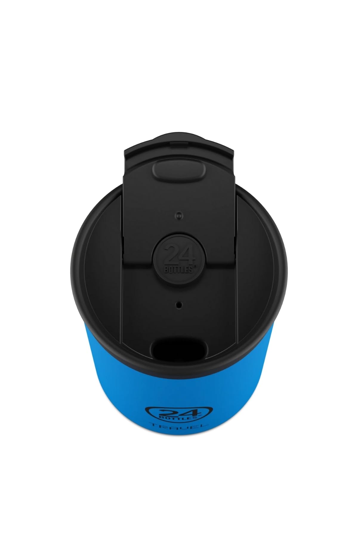 24BOTTLES Travel Tumbler - Tazza Termica da Viaggio, Caffe, Te, Bevande Acciaio Inox, 350 ml, Termos Caffè 100% Ermetico, 6hHot/24hCold, Borraccia Termica Mug, Design Italiano, Pacific Beach