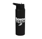 Track & Field Senior 2026 Graduation Class Of 2026 Graduate Stainless Steel Insulated Water Bottle