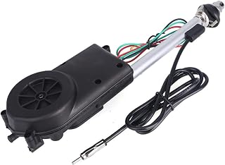 NZBZMBTTVF Antena retráctil Universal Antena Antena AENA Antena Radio ELÉCTRICA FM/Am Antena retraída aérea automática Compatible for Carro 12V Antena de Coche