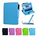 i-UniK E FUN 2013 Nextbook Premium 8HD Multi-Angle Slim Protection Case / Cover Dual Core with Google Play [NOT FIT 2014 Nextbook 7.85 / Nextbook 8] - (Light Blue)