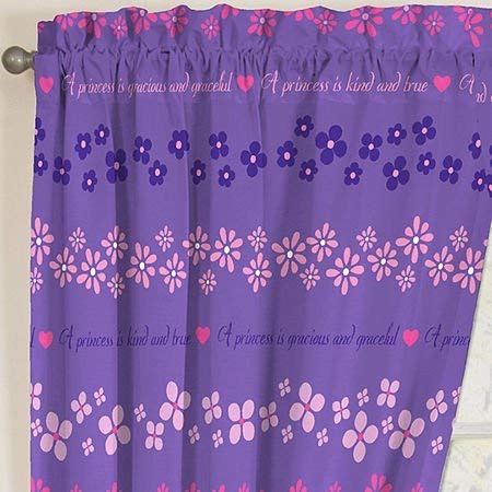 Disney Junior Sofia The First Princess Drapes Panels Curtains, Set Of 2 (42" X 63") #TOP2