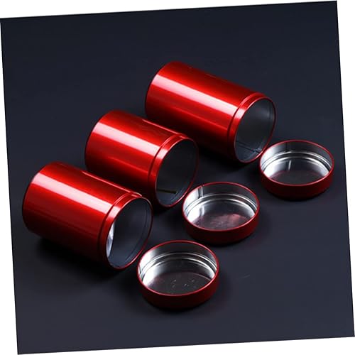 Miniatura 5 de EXCEART 6 unidades de tarros de almacenamiento de alimentos, contenedor de harina, latas decorativas, latas de condimentos portátiles, latas de