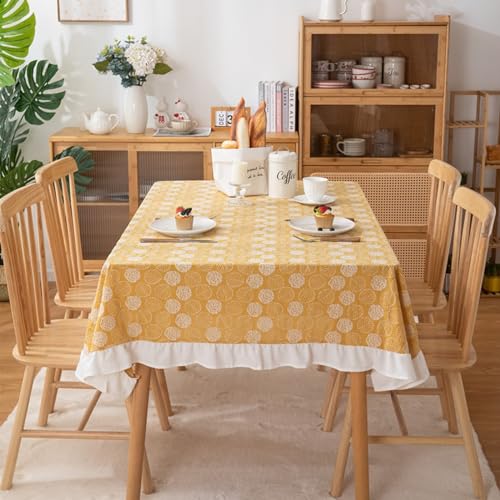 Nappe protection de table rectangulaire anti tache coton - 3
