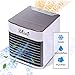 Mini Air Conditioner, Portable Mini Cooler Upgrade Model, Air-Conditioner with USB, Mini Desktop Table Fan with 3 Different Speeds, Indoor Outdoor