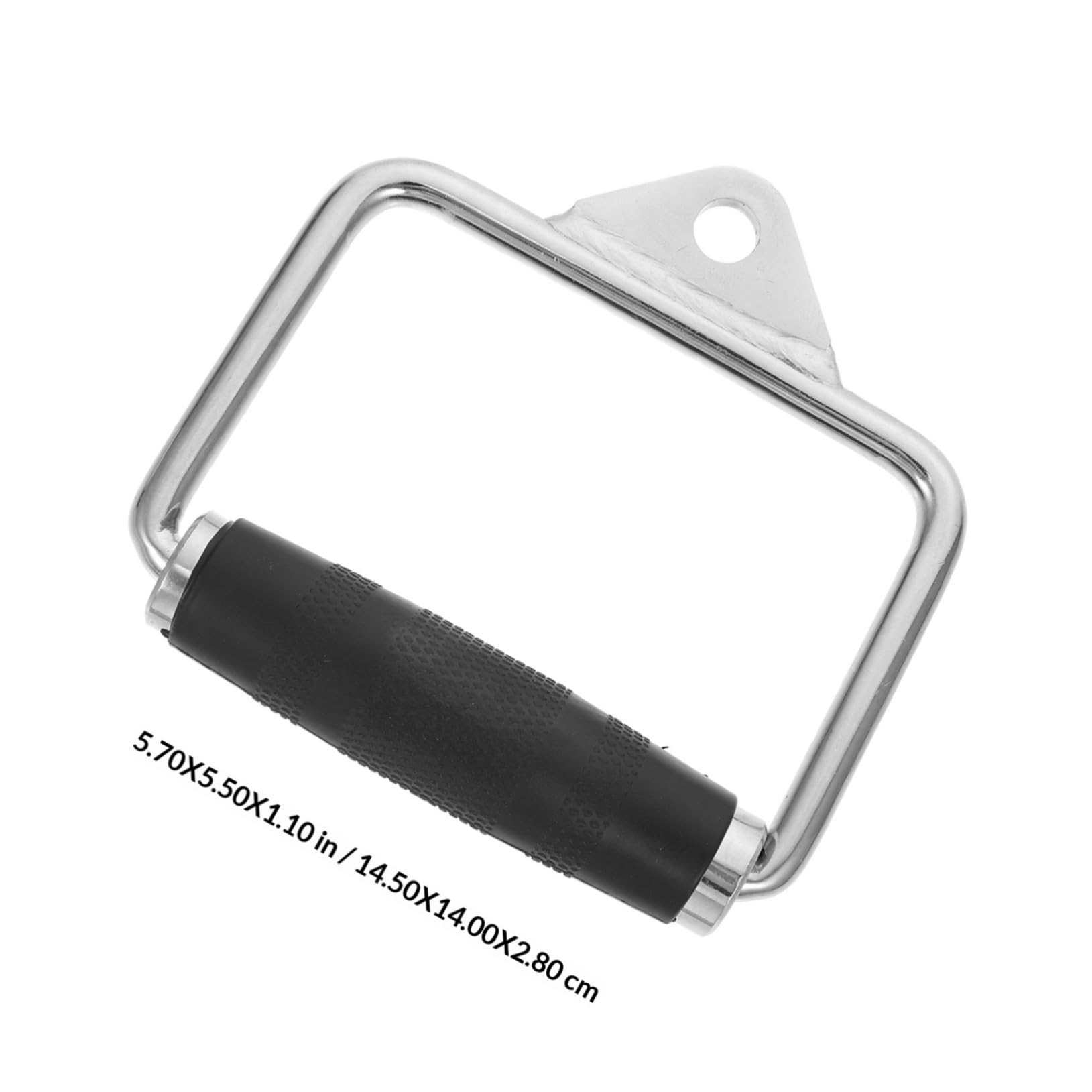 Sosoport 1pezzi Maniglia per Tirare Verso Bass Acciaio e Plastica Impugnatura Antiscivolo ed Ergonomica per Allenamento Muscolare Leggera e Portatile per Esercizi in Sospensione e Fitness