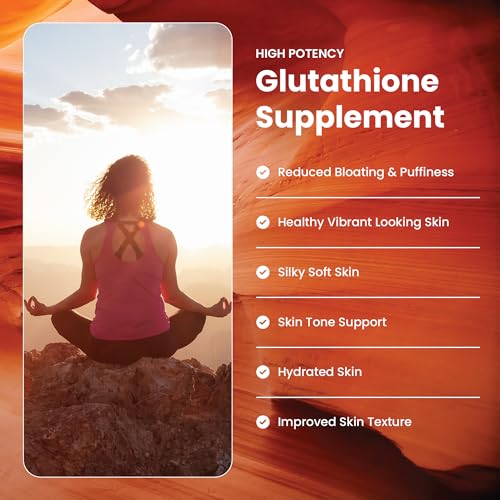 GlutaYouth Glutathione Supplement for Skin Health with Antioxidant Support, Absorption Formula with Nano Silver Complex, Daily Wellness Support, Non GMO, Anti Aging, 60 Glutathione Capsule Made in USA — view 2