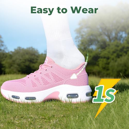 Image of Women's Sneakers Slip on Walking Tennis Shoes Easy to Wear