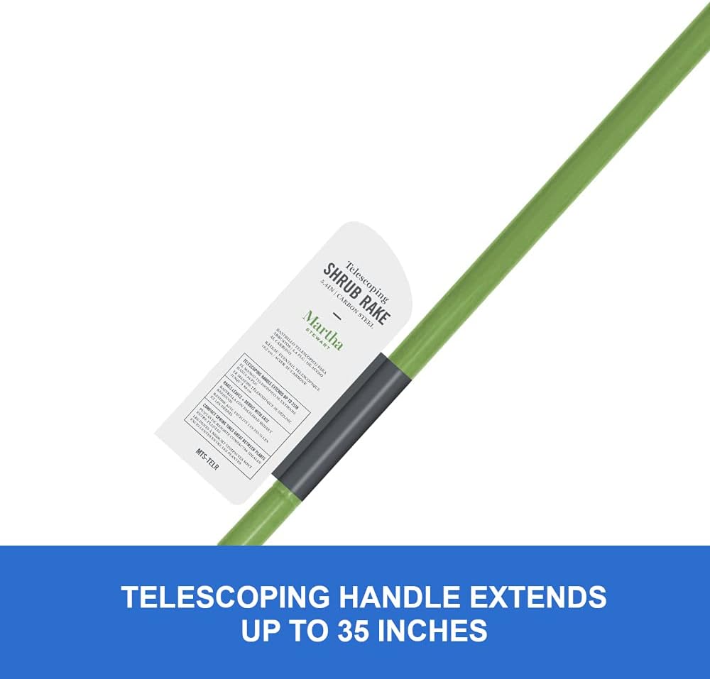 Martha Stewart MTS-TEC Telescoping 3-Prong Garden Cultivator with Comfort Grip Handle : Patio, Lawn & Garden