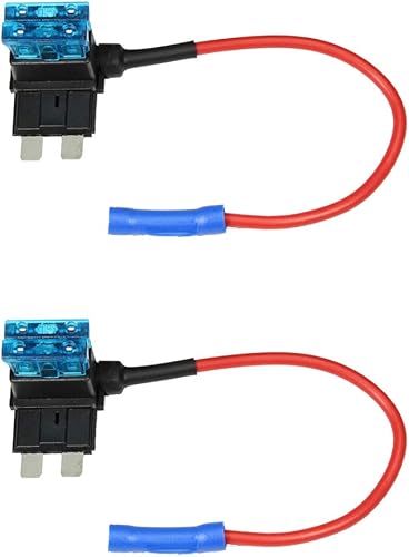 ATC/ATO 15A 12V Adaptador de grifo de fusible ATO ATC Blade Fuse Holder 6 Pack