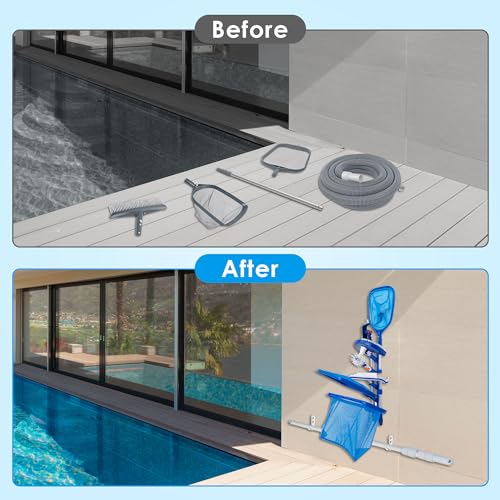 Swimming Pool Accessories Holder, Pool Cleaning Accessory Organizer Holder by Dunkive - Used condition - Image 5