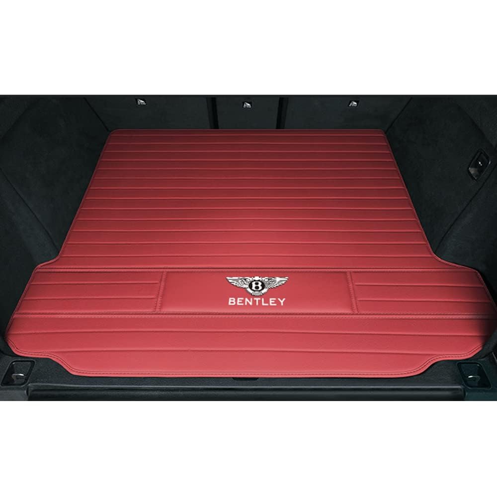 Custom Leather Car Trunk Mat for Bentley Mulsanne EWB LWB 2016 2017 2018 2019 2020 2021 Boot Liner Waterproof Storage Mat Storage Tray Interior Accessories,E