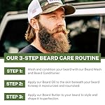 Live Bearded Beard Oil, 1 fl oz - Premium All-Natural Jojoba - Made in the USA - Hair and Skin Care for Men with Dry, Flaky Patches | Executive Scent - Cedar, Vanilla - Image 5