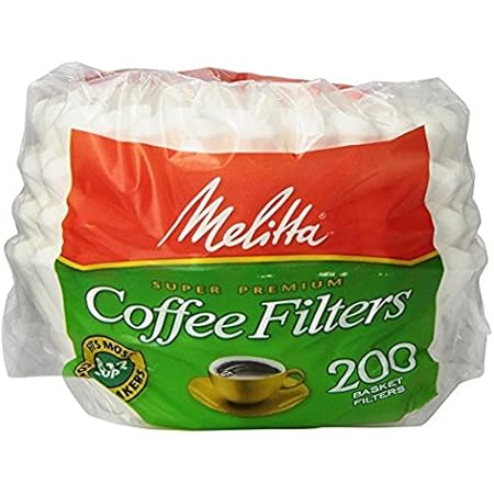 Amazon Melitta メリタ 8から12カップ用 バスケットタイプ コーヒーフィルター 0枚 Basket Coffee Filters White 8 To 12 Cup 0 Count Filters 並行輸入品 メリタ Melitta コーヒーフィルター
