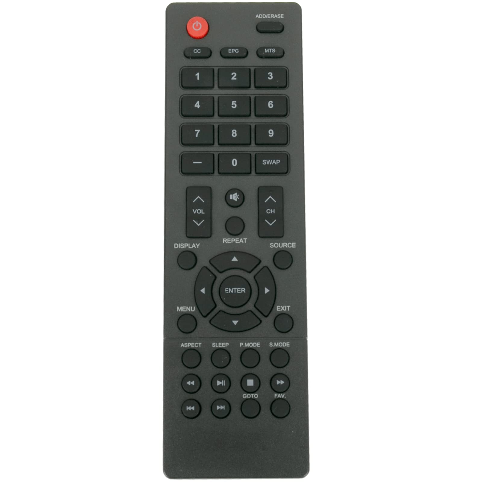 KT1744-HG2 Replacement Remote Control Compatible with POLAROID 32GSR3000 40GSR3000 50GSR3000