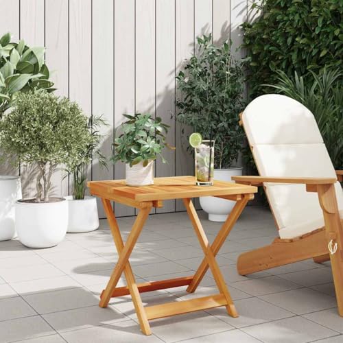 Mesa auxiliar para terraza y barbacoas en formato compacto de madera plegable 4