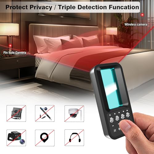 Gamvozova GAM-SD1 Hidden Camera Detectors, Mini Spy Camera Finder,Wireless Bug And Gps Tracker Detector thumb #2