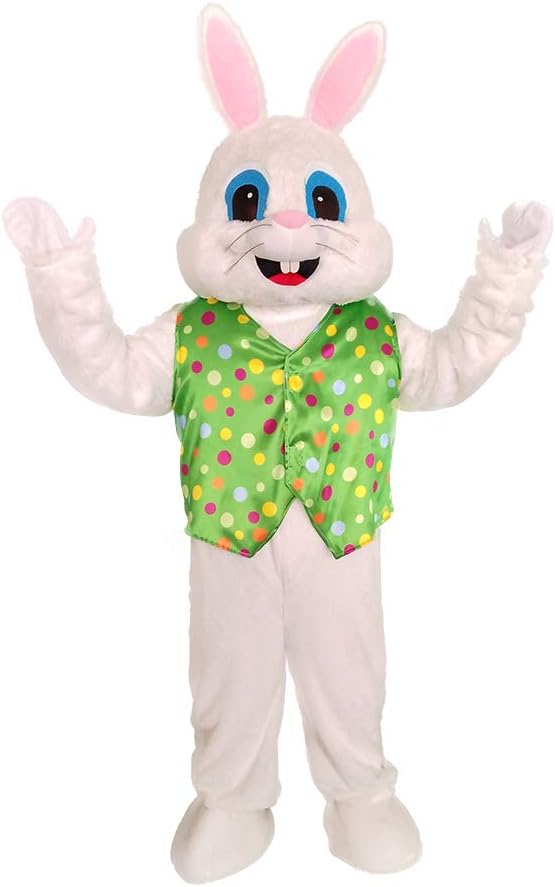 Easter Party Rabbit Costume Bunny Costume Plush Halloween Animal Mascot Costume
