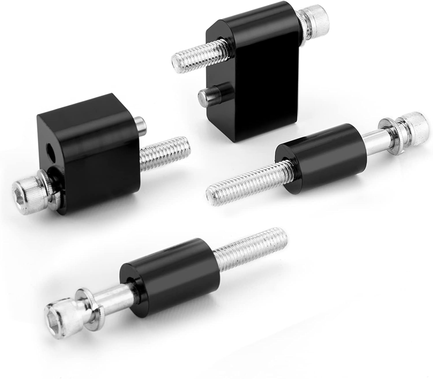 Mofun 1-1/4" Street Glide Driver FloorBoard Outward Extension Spacer Kit Compatible with Harley Touring Road King Electra Road Glide 2009-2025, FL Trikes 2009-2013